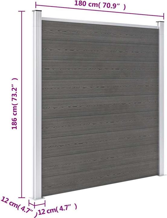 Produktbild vidaXL Zaunset