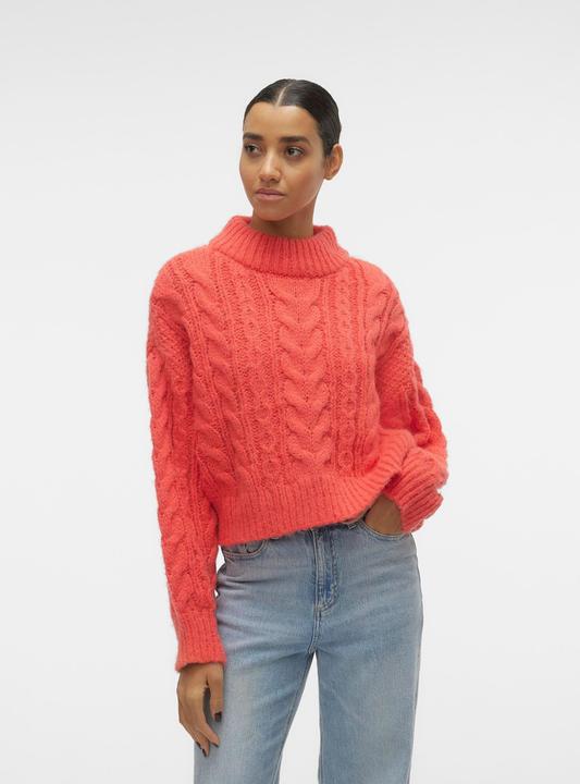 Produktbild Vero Moda VMDREAM LS HIGHNCK CROP PULLOVER GA EXC Strickpullover (L)