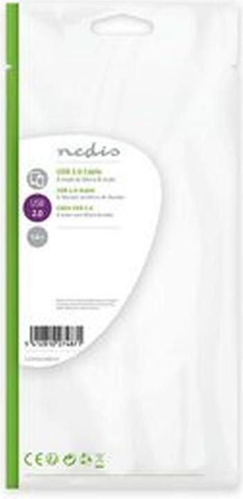 Produktbild Nedis Flachkabel USB 2.0 A Stecker - Micro B Stecker 1.0 m (1 m, USB 2.0)