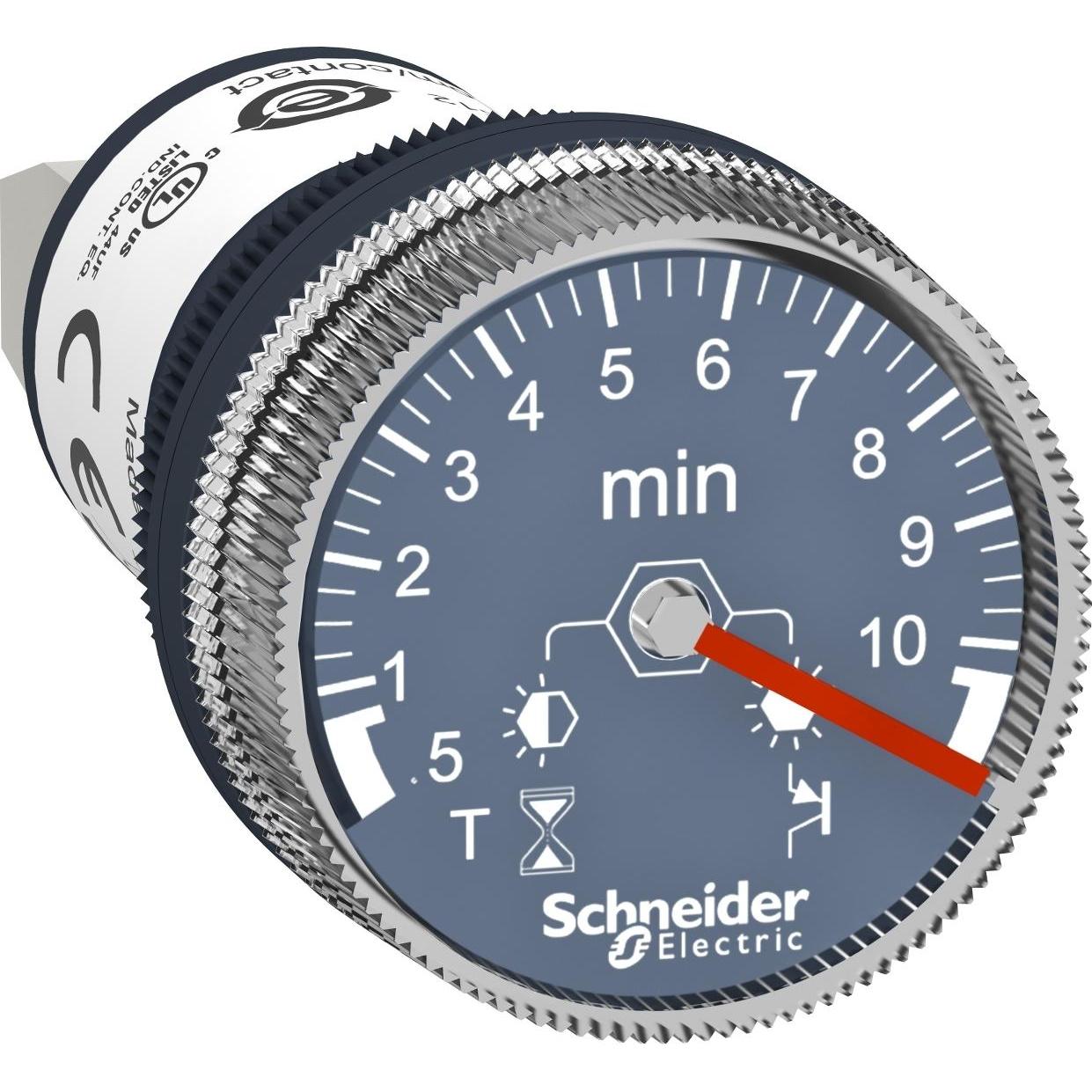 Thumbnail - Schneider Electric Panel mounted timer 0,5 min to 10 min, Relais