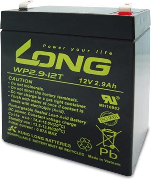 Produktbild Kung Long Blei-Akkumulator WP2.9-12, 12 V-/2,9 Ah (12 V, 2.90 Ah)