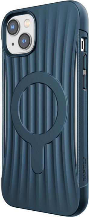 Produktbild X-Doria Raptic Clutch Case für iPhone 14 Plus mit blauer MagSafe-Abdeckung (Apple iPhone 14 Plus)