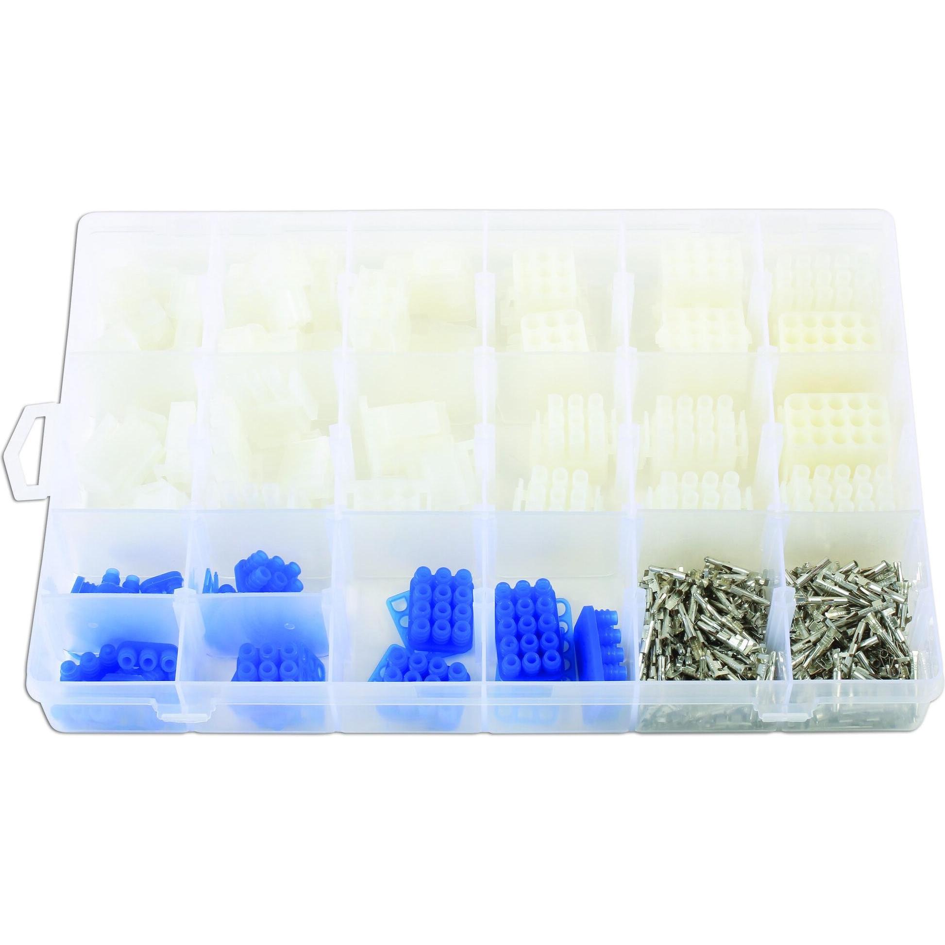 Connect 37416 Various MateNLok Electrical Connector Kit 325pcs, Cavo + Spina elettrica, Multicolore