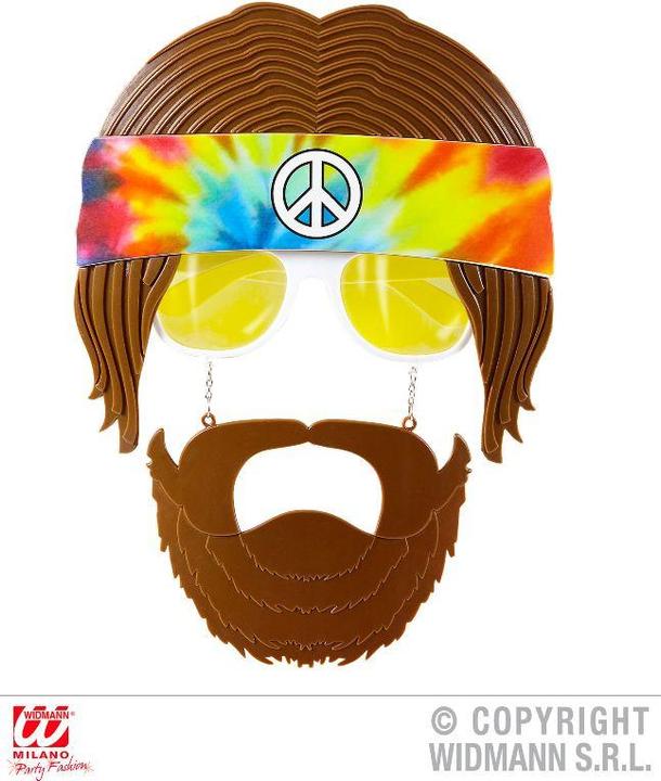 Produktbild Widmann Brille Hippie Mit Bart