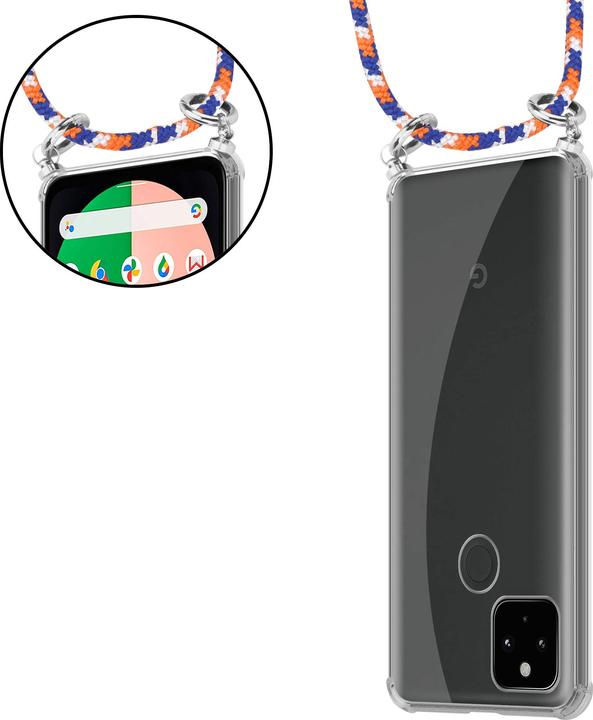 Produktbild Cadorabo TPU Handy Kette SILBER Cover