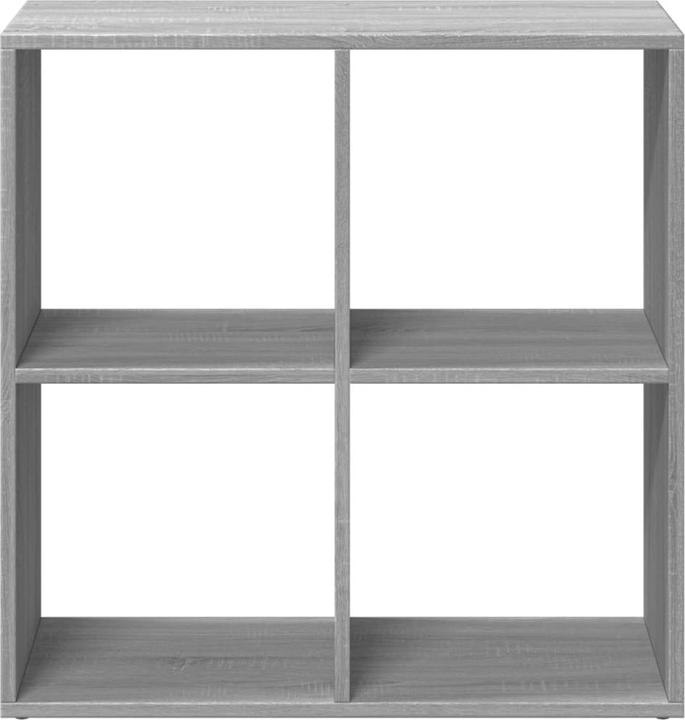 Image du produit vidaXL Séparation de pièce Bibliothèque Étagère sur pied Étagère de bureau Étagère cubique Gris Sonoma (69.5 x 29 x 103.5 cm)