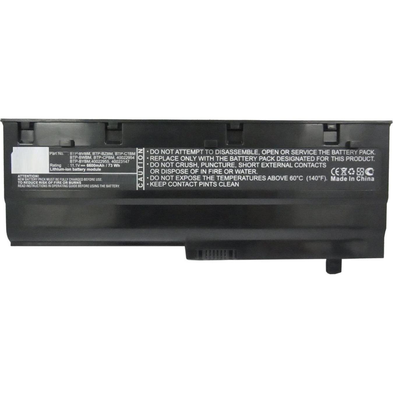 Thumbnail - CoreParts Laptop Battery for Medion (1 Zellen, 6600 mAh), Notebook Akku, Schwarz