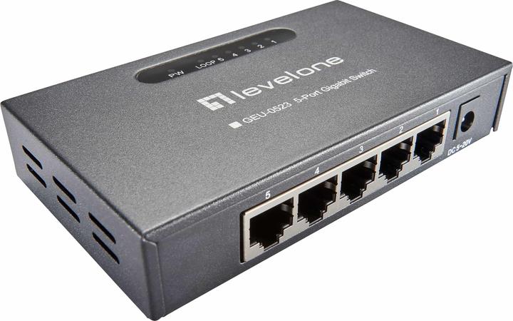 Produktbild LevelOne Switch 5x GE GEU-0523 (5 Ports)
