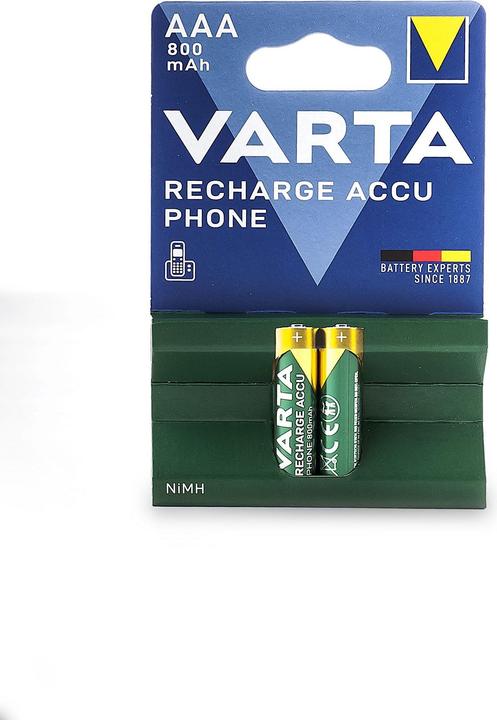 Varta Accu Telefoon Opladen (2 Pcs., AAA / LR03 / Micro / R03 / AM4 / MN2400 / KR03, 800 mAh)