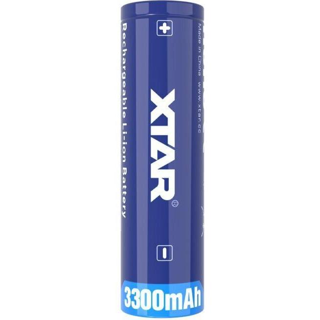 Xtar Batteria 3300mAh 3,6V 18650 con PCB (1 pz., A, 3300 mAh), Batterie + pile