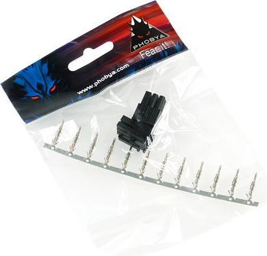 Immagine prodotto Phobya Connettore di alimentazione VGA 6Pin spina 6 lati, 2 pezzi