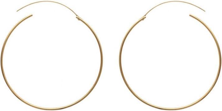 Produktbild Lara Vergoldeten Kreolen – 80 mm