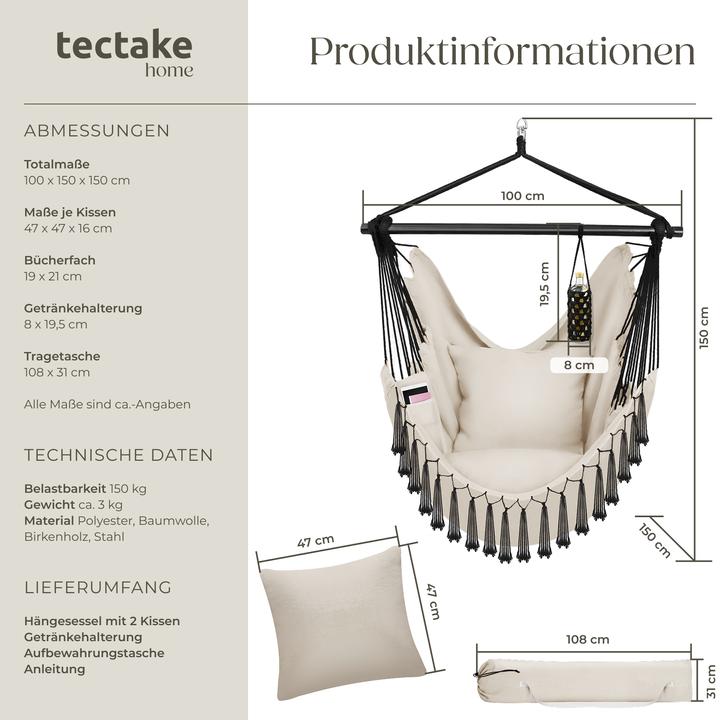 Actual product image tectake Malika (150 kg)
