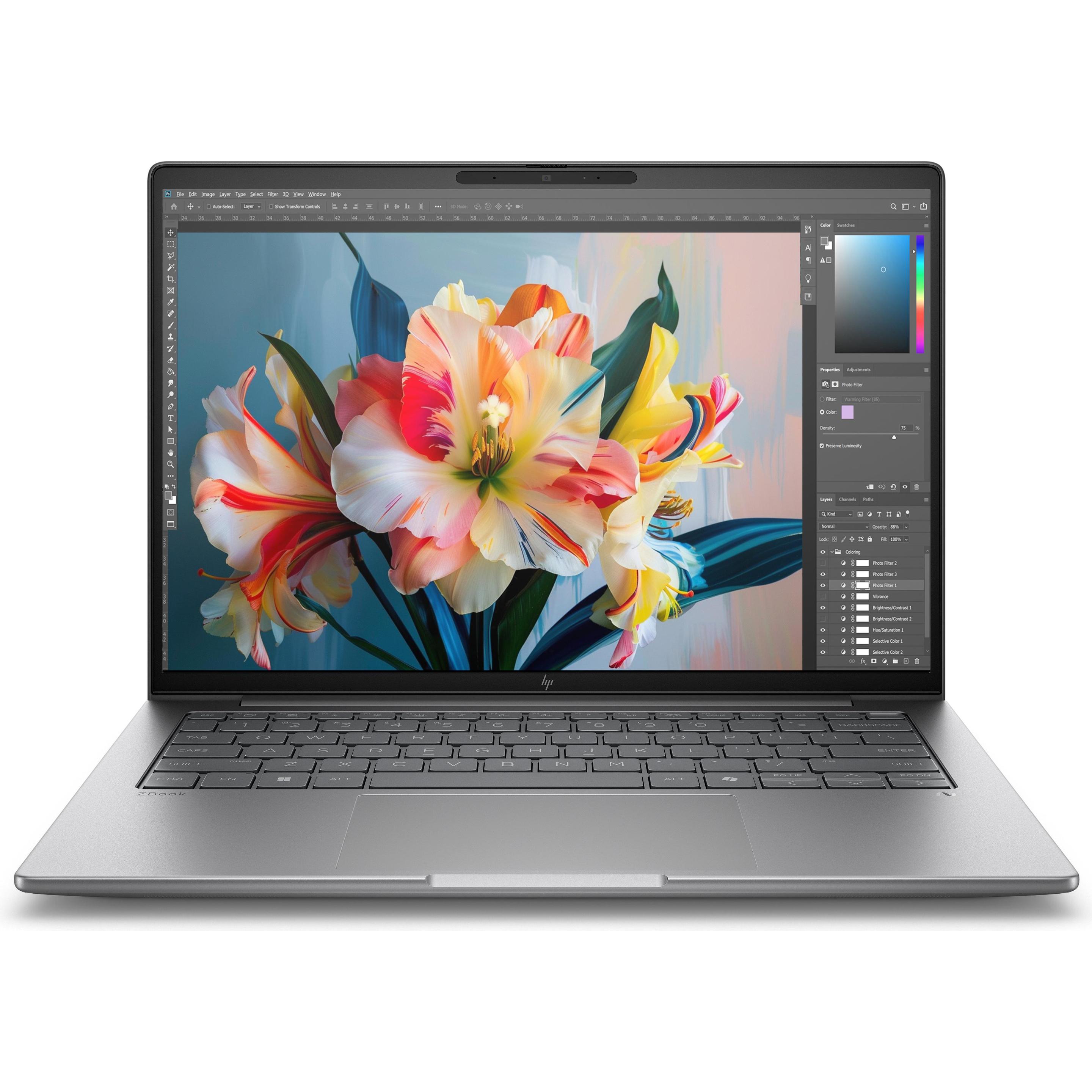 HP ZBook 8 G1i Intel Core Ultra 7 265H 35,56cm 14Zoll 2,5k 64GB 1TB/SSD W11P 3J Gar (DE) (14", 1000 