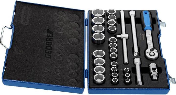 Image du produit Gedore Jeu de clés à douille métrique (10 mm, 11 mm, 12 mm, 13 mm, 14 mm, 15 mm, 16 mm, 17 mm, 18 mm, 19 mm, 20 mm, 21 mm, 22 mm, 23 mm, 24 mm, 25 mm, 26 mm, 27 mm, 28 mm, 29 mm, 30 mm, 31 mm, 32 mm, 33 mm, 34 mm, 35 mm, 36 mm)