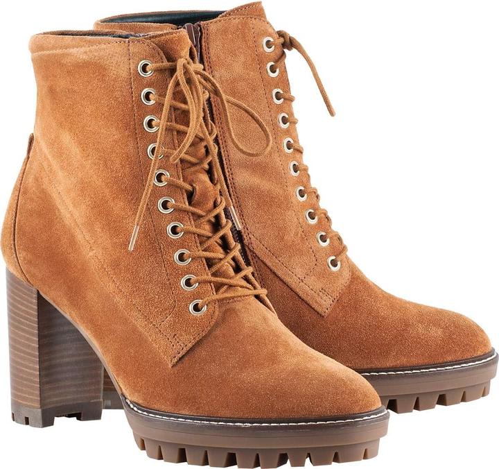 Image du produit Högl Bottes de randonnée style avec fermeture à glissière et lacets, talon bloc (38.5)
