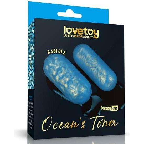 Thumbnail - Lovetoy, Menstruationstasse, Oceans Toner Kegelkugeln 2er Set