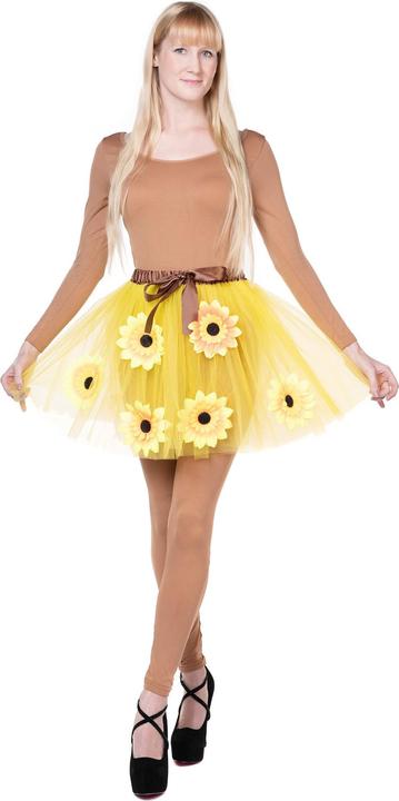 Actual product image Metamorph Hippie Sonnenblumen Rock - für Fasching & Karneval (One size)