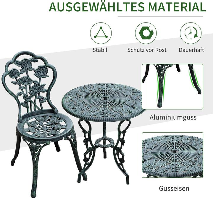Produktbild Outsunny Bistroset (60 x 69 cm)