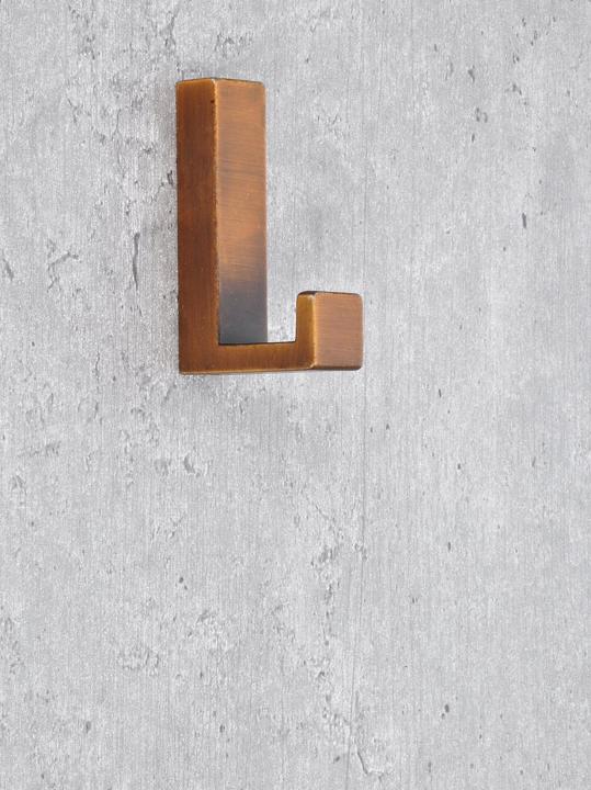 Produktbild Siro MantelHaken Doradus GarderobenHaken 15x61mm, Haken ZN Messing schwarz gebürstet