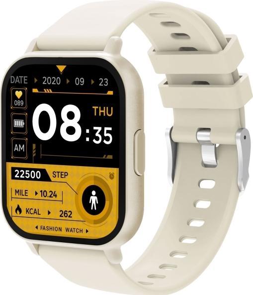 Produktbild Denver SWC-176BE Beige - Bluetooth Smart Watch with health sensors & call function