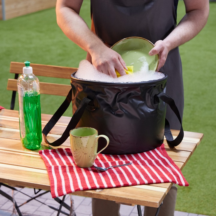 Actual product image Relaxdays Folding bucket