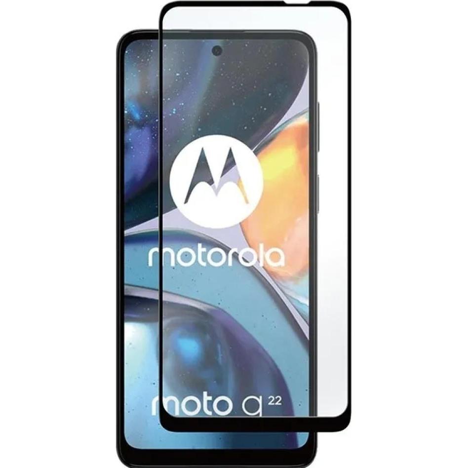 Screenguard Motorola Moto G22 Full Screen Panzerglas Schutzfolie 2.5D 9H (1 Stück, Motorola Moto G22), Smartphone Schutz...