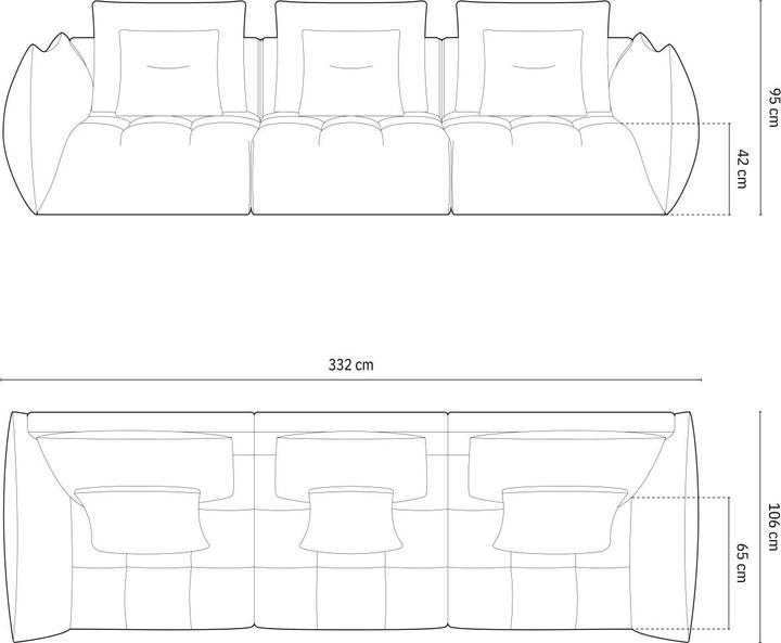 Immagine prodotto Micadoni Bloom (Divano modulare, 4 posti)