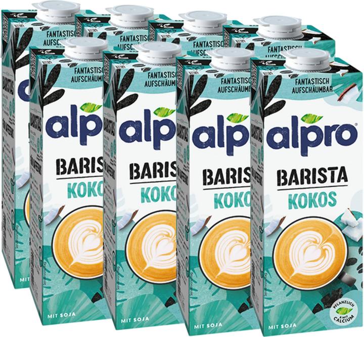 Alpro Barista Kokosnussdrink (8 x 100 cl)