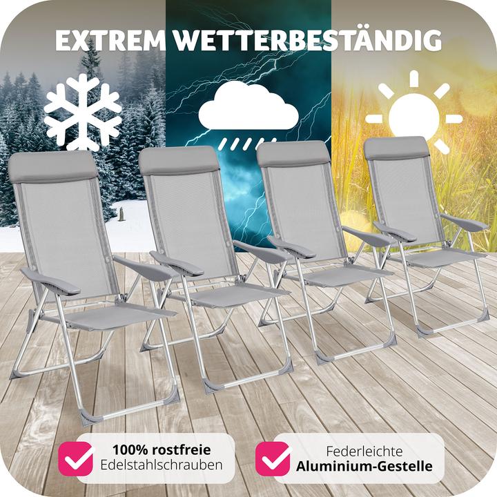 Produktbild tectake Gartenstuhl
