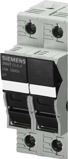 Produktbild Siemens SIEM 3NW7024-4 Zylindersicherungshalter 10x38 1000V 25A 2-po (25 A)