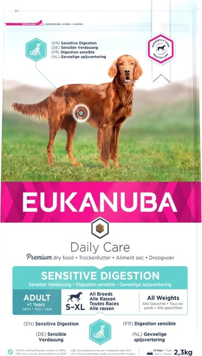 Produktbild Eukanuba Daily Care Sensitive Digestion (Adult, 1 Stk., 2300 g)