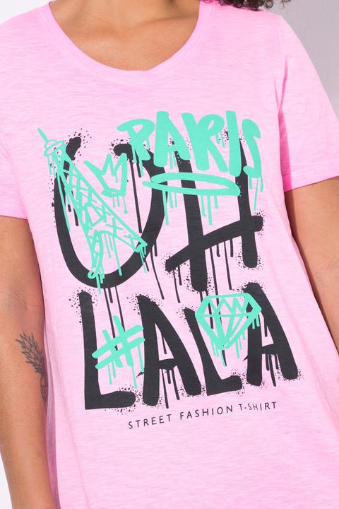 Produktbild Angel of Style T-Shirt, oversized, mit Paris Graffitti-Schriftzug (46)