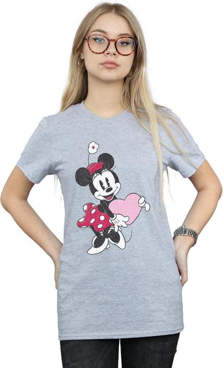 Immagine prodotto Disney Minnie Mouse Love Heart Maglietta Ampia Donna (XXL)