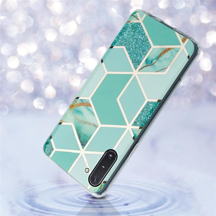 Actual product image Cadorabo IMD TPU Colorful Marble Cover (Samsung Galaxy Note 10)
