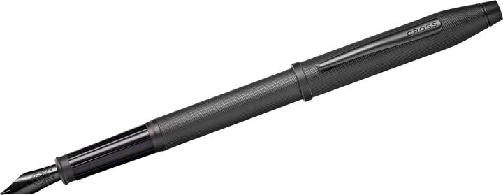 Actual product image Cross Fountain pen Century II matt black fine textured F gift box (Matt black fine-textured, 1 x)