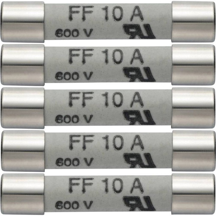 Actual product image Testo Fuse multimeter fuse set of 5 tzsicherungen 10A/600V (10 A)