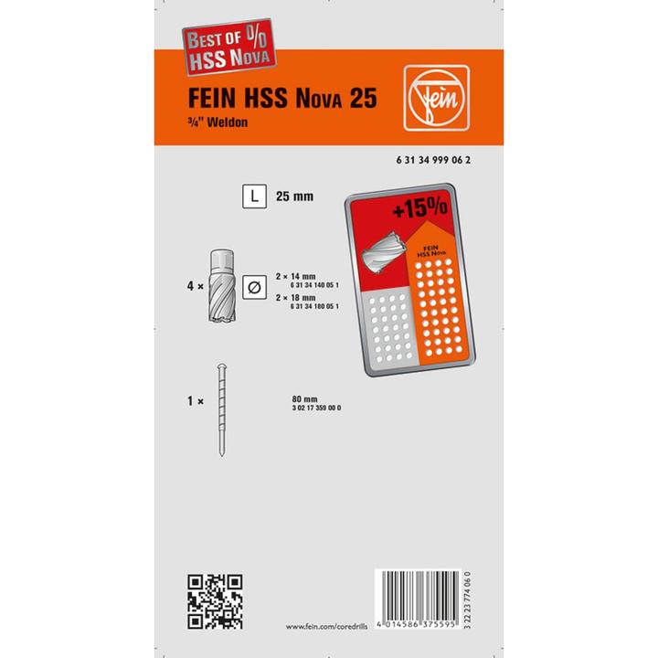 Produktbild Fein Kernbohrer-Set 63134999062 1 S (14 mm, 18 mm)