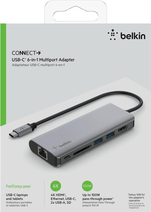 Actual product image Belkin Connect (USB-C, 1 Ports)
