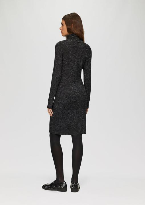 Image du produit S.Oliver Kleid Schmal geschnittenes Rippstrickkleid mit Glitzereffekt (S)