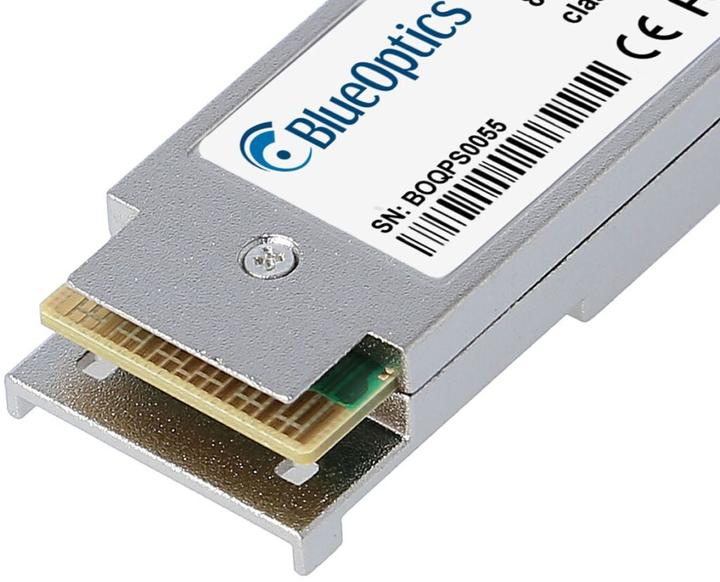 Actual product image BlueOptics LANCOM 60174 compatible QSFP transceiver for singlemode 40 Gigabit high-speed data transmissions in