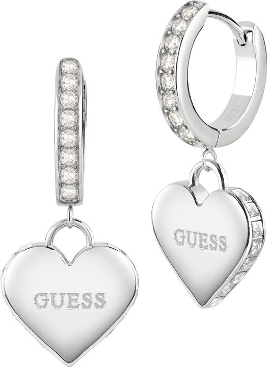 Produktbild Guess Beautiful steel earrings with hearts Falling In Love JUBE02236JWRHT/U (Edelstahl)