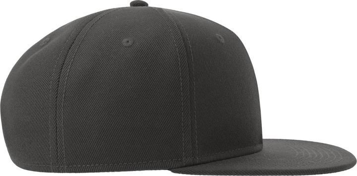 Actual product image Atlantis Unisex Adult 6 Panel Sustainable Flat Peak Baseball Cap (One size)