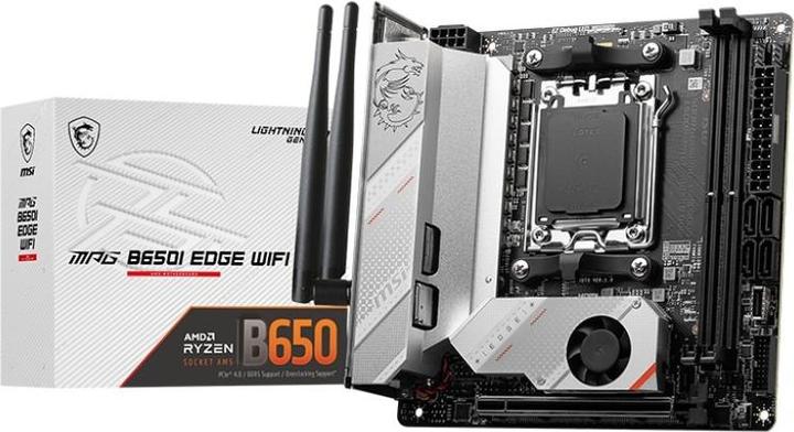 Produktbild MSI MPG B650I EDGE WIFI (AM5, AMD B650, Mini-ITX)