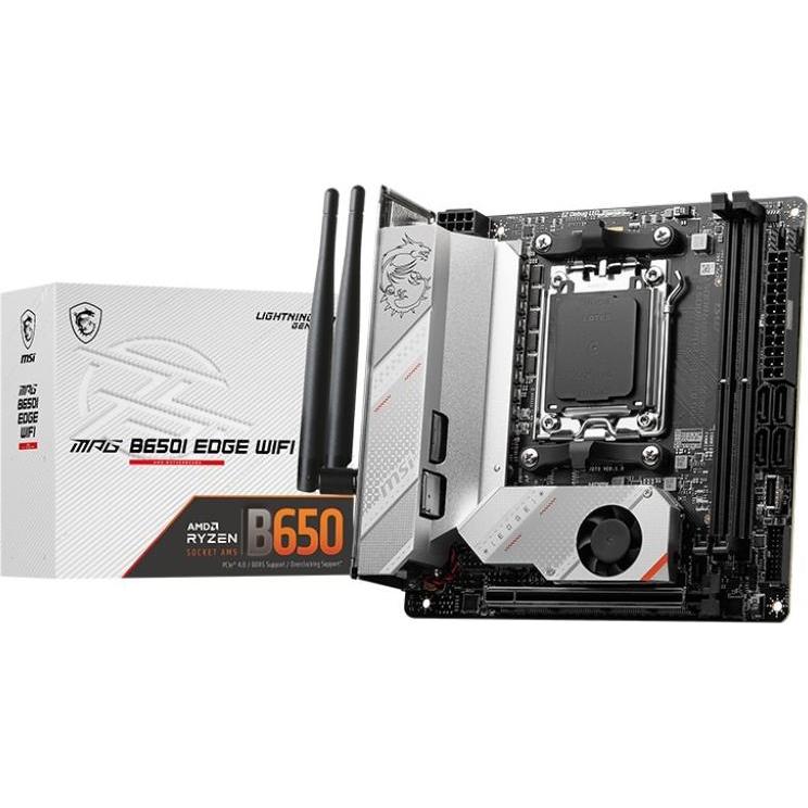 Thumbnail - MSI MPG B650I EDGE WIFI (AM5, AMD B650, Mini-ITX), Mainboard