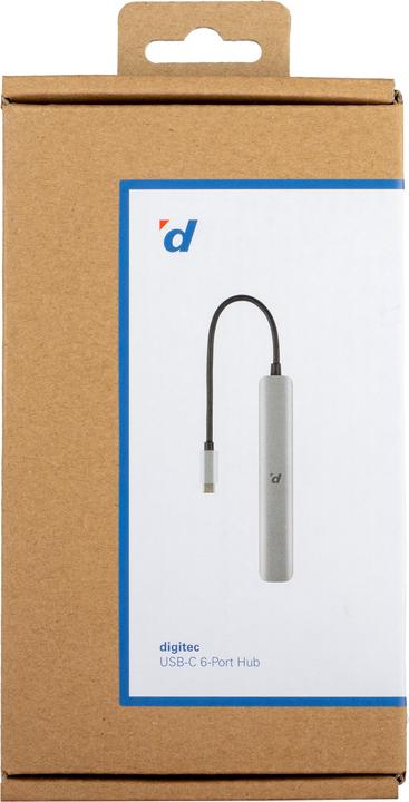 Immagine prodotto Digitec Hub USB-C a 6 porte (USB-C, 6 Porti)