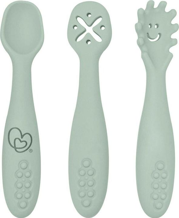 Dreambaby Babybesteck 3-teilig Silikon Mint