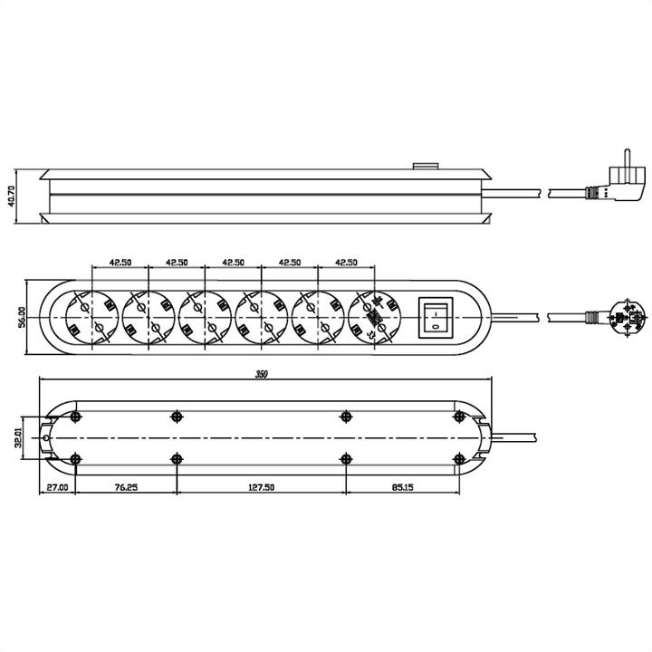 Produktbild Bachmann Smart (6x, CEE 7/3, 3 m)