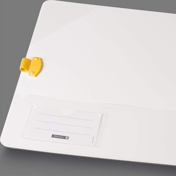 Produktbild Brunnen WAVE Ordner gelb Kunststoff 7,0 cm DIN A4 (A4, 70 mm, 1 Stk.)