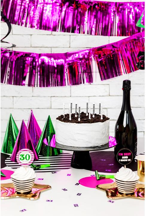 Productafbeelding Partydeco Feestmutsen Holografisch Veelkleurig, 16 x 10 cm, 20 stuks (20 Stuk)